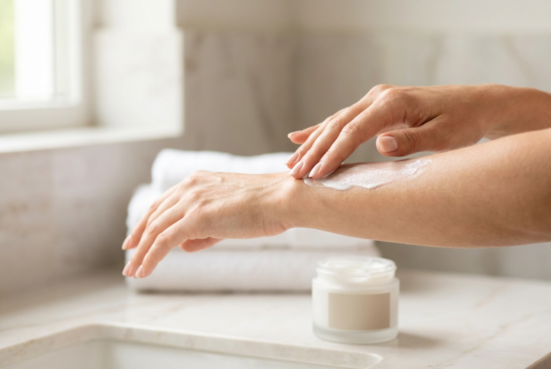 Fugtgivende kropsbalsam: en effektiv rutine efter badet