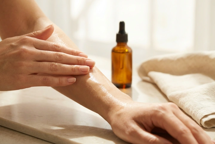 Fugtgivende kropsolie: valg af formel og massageteknik