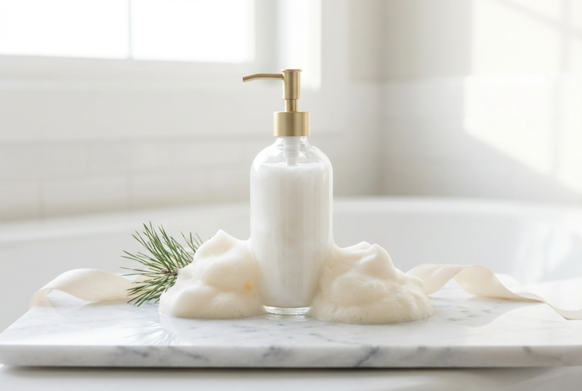 Duft og skum: Mild juleshowergel uden hudirritation