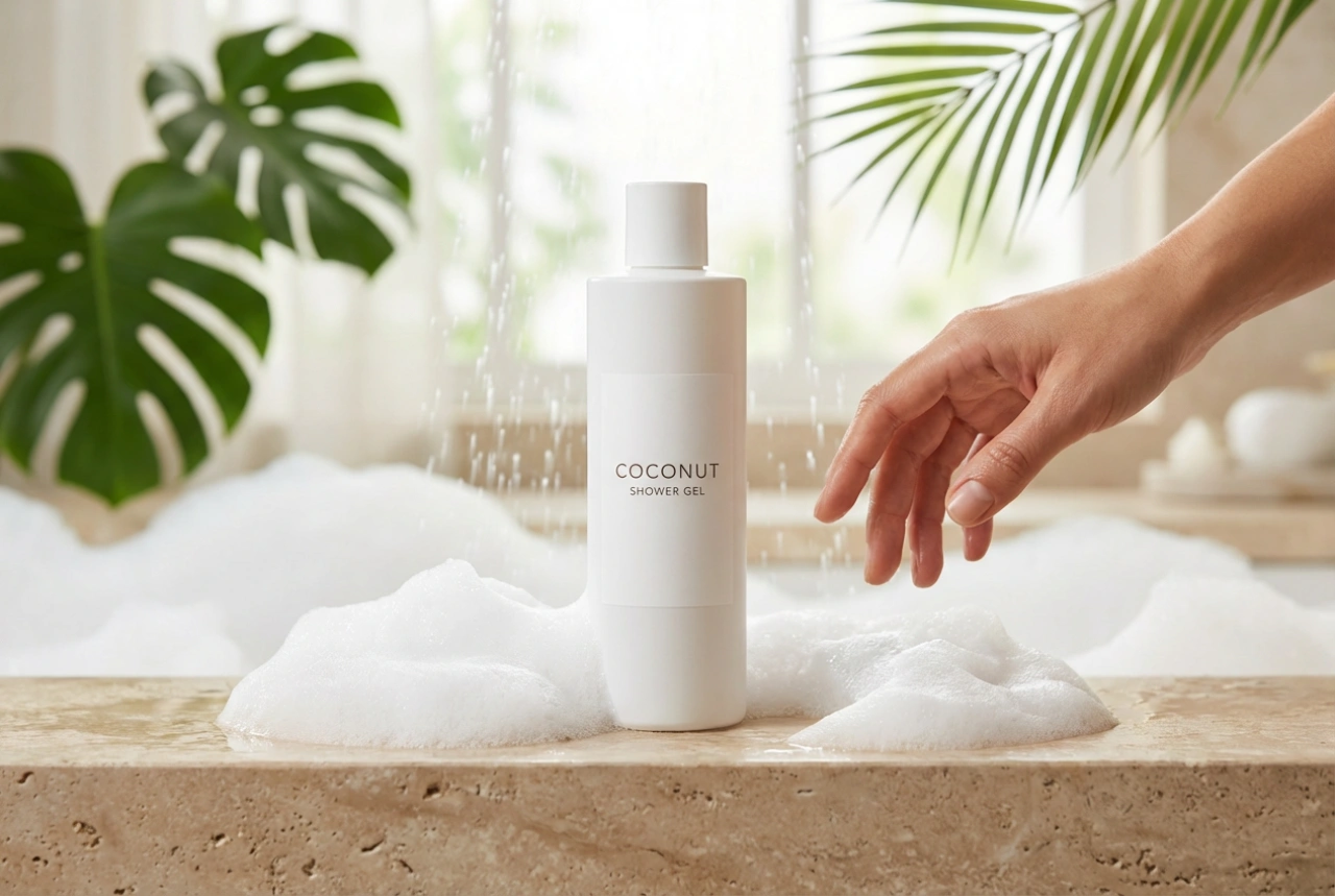 Brusegel med kokos: Sådan vælger du duft, skum og pleje til din hud
