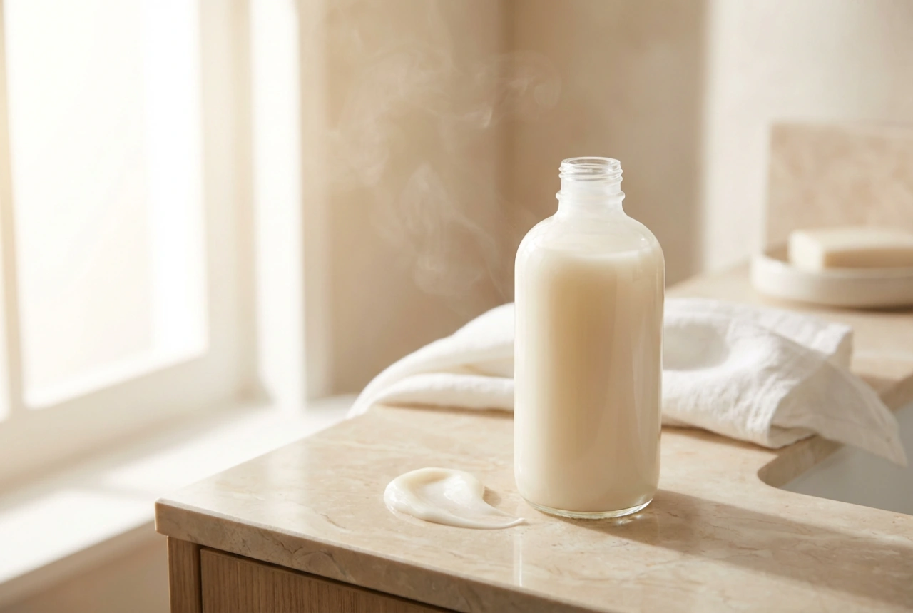 Cremet showergel: skånsom rensning og beskyttelse af hudbarrieren