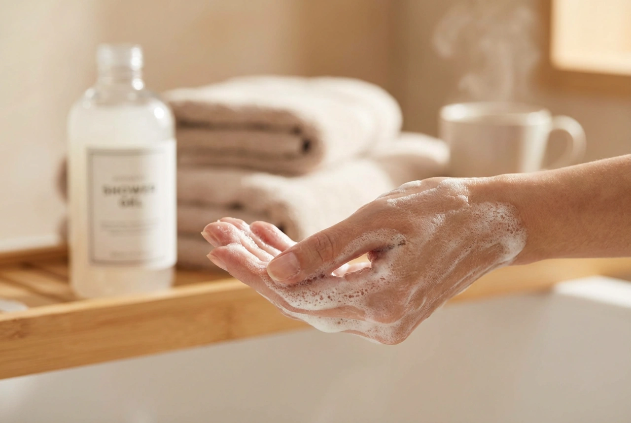 Cremet bodyshampoo til vinteren: Sådan vasker og plejer du din hud i kulden