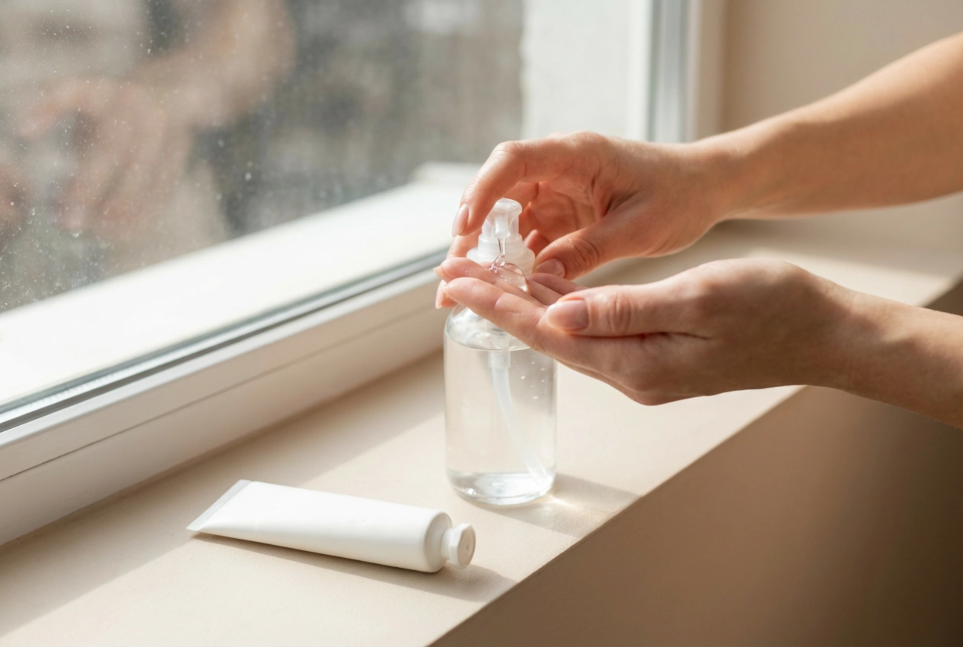 Sådan bruger du håndsprit og plejer hudens hydrolipidbarriere