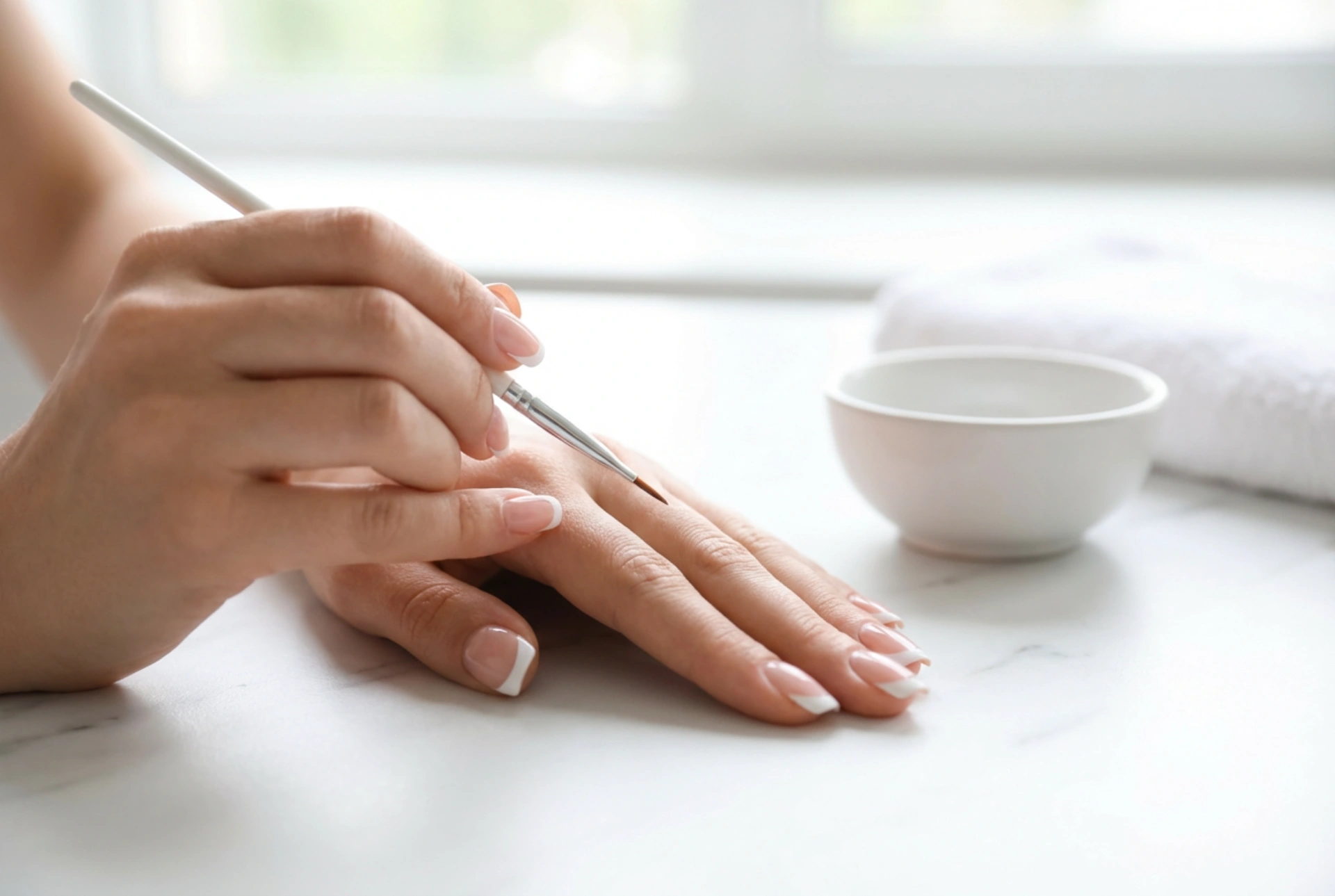 Fransk manicure derhjemme: Sådan maler du en jævn smilelinje