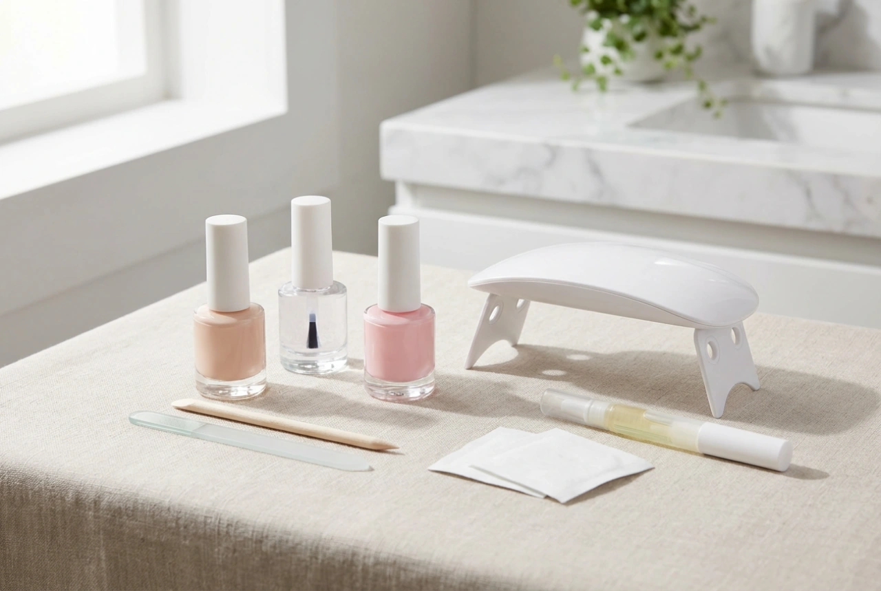 Hybridmanicure-startsæt: Hvad skal du bruge for at starte, og hvordan laver du din første styling?