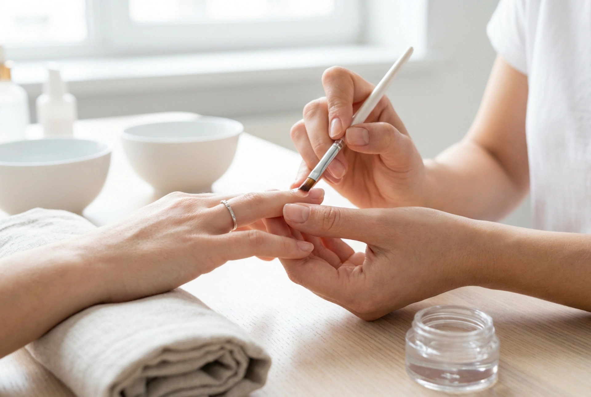 Tyk neglegel: produktkontrol, opbygning og filning