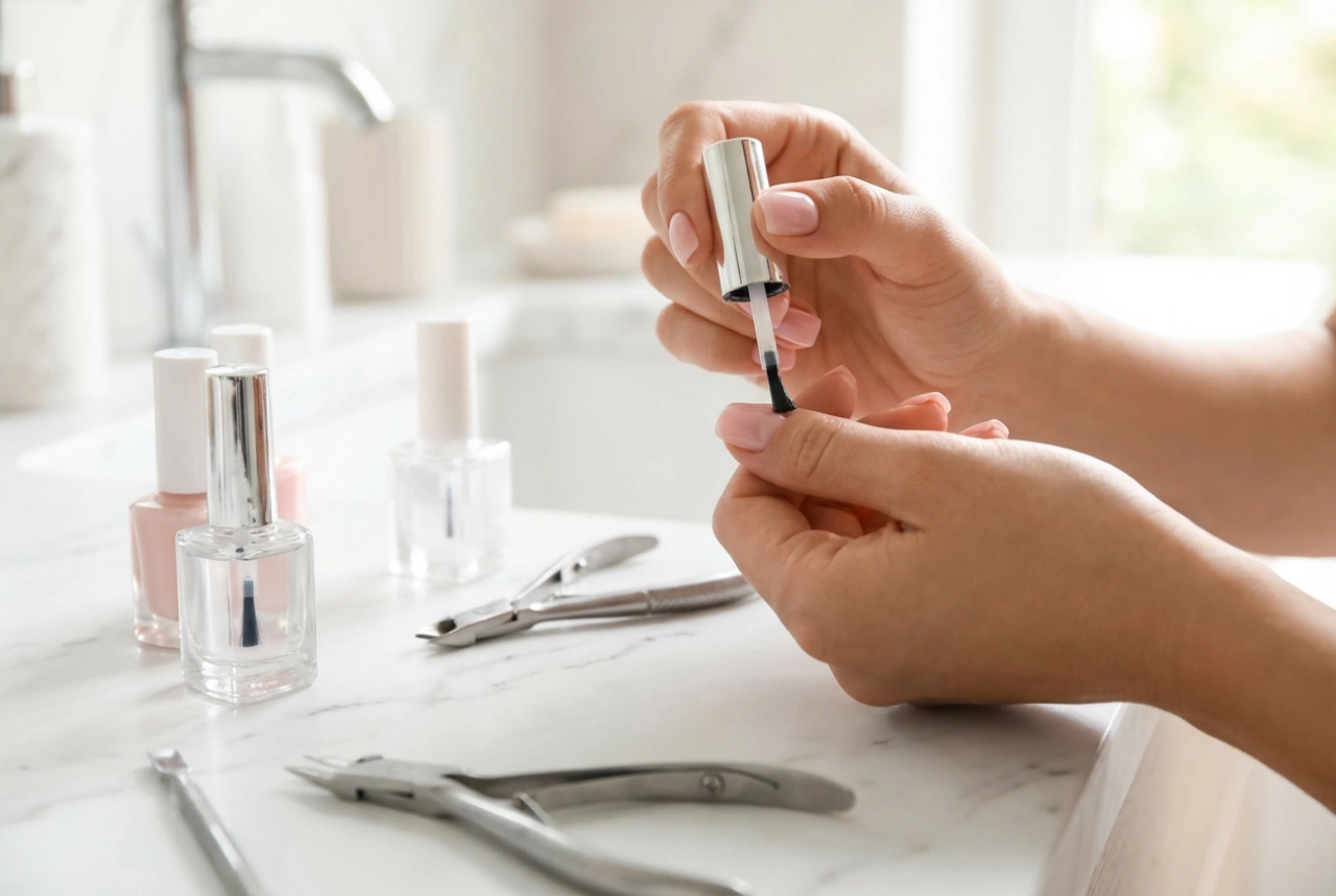 Hybridmanicure uden lampe: Sådan bruger du et hybrid-kit uden lampe