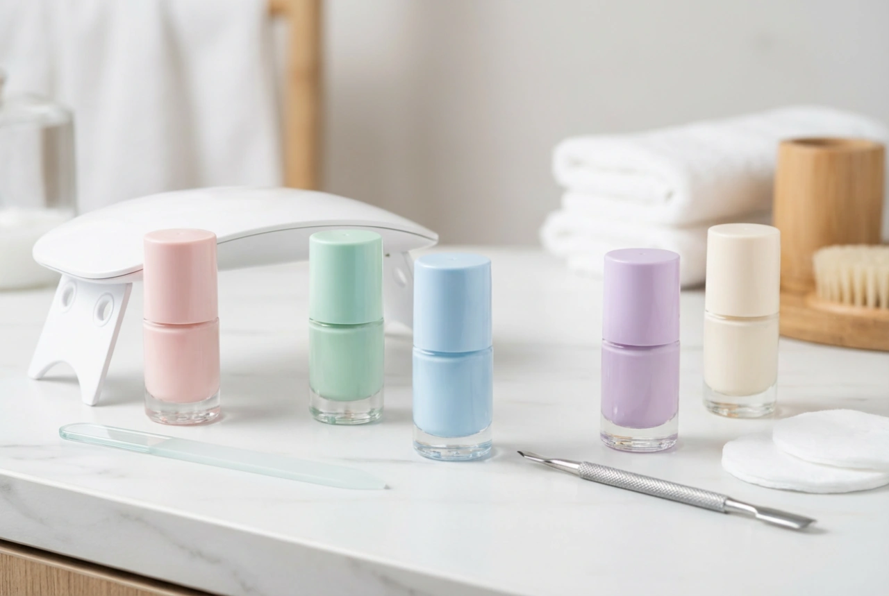 Hybrid manicure sæt: hvad man skal købe for at starte og den fulde procedure