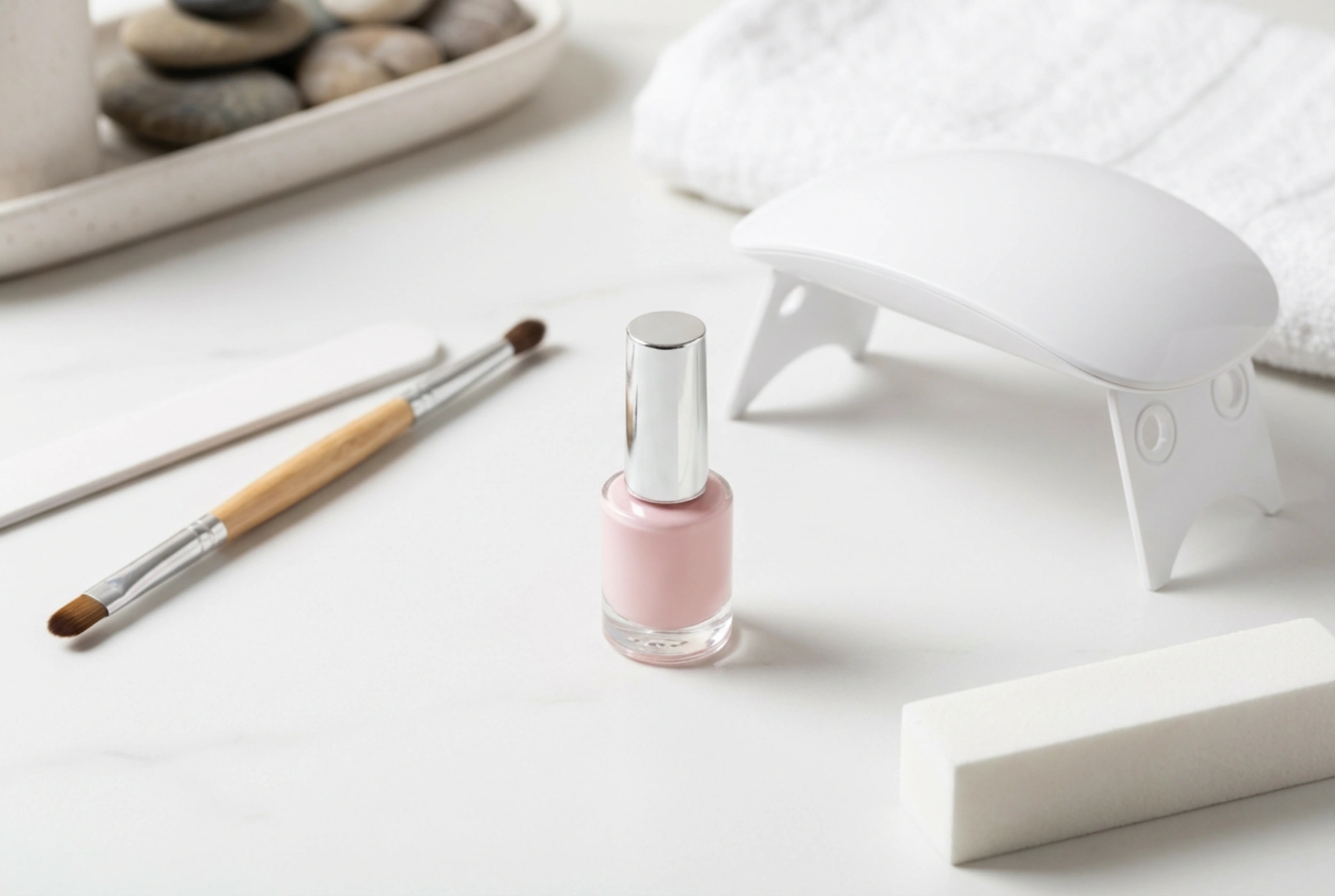 Hybridgel i hjemmemanicure: hvornår skal den bruges, hvordan formes og hærdes den