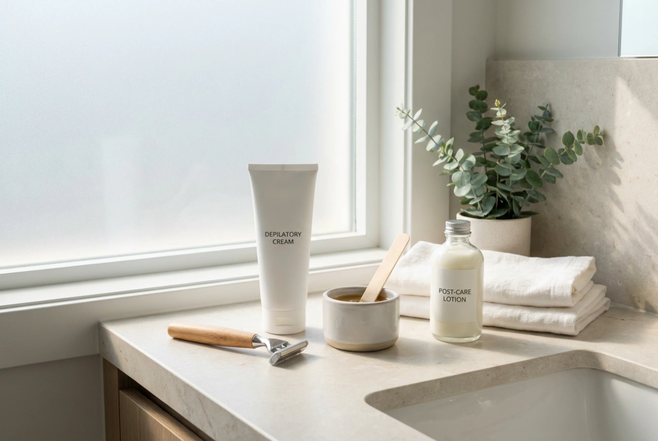 Hårfjerning på benene derhjemme: barbering, creme og voks, plus pleje efter behandlingen