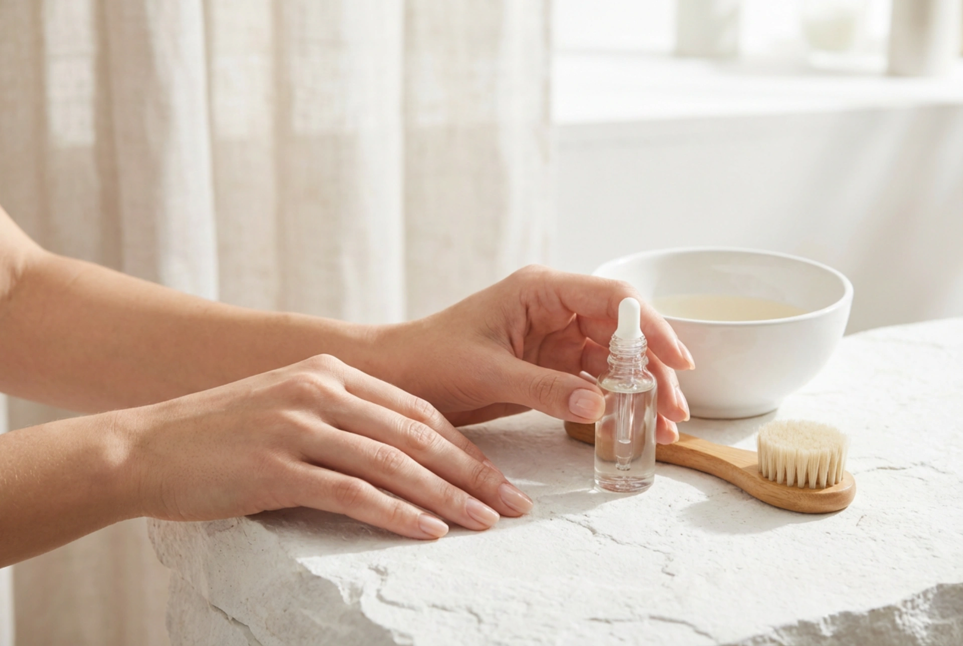Naturlig hybridmanicure: Sådan får du det perfekte, naturlige look trin for trin