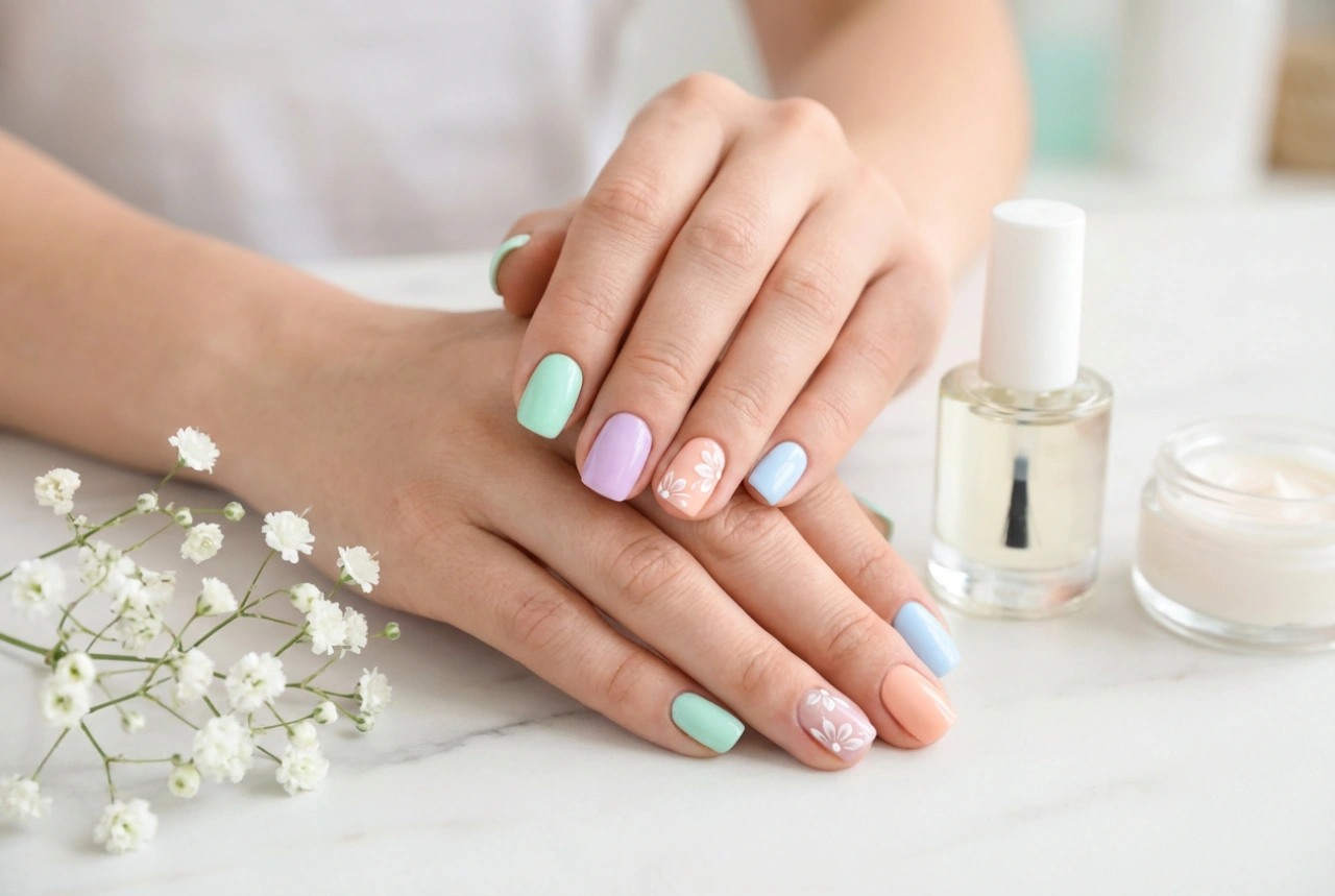 Sommerens hybrid manicure: Farvebeskyttelse, pleje og enkle mønstre