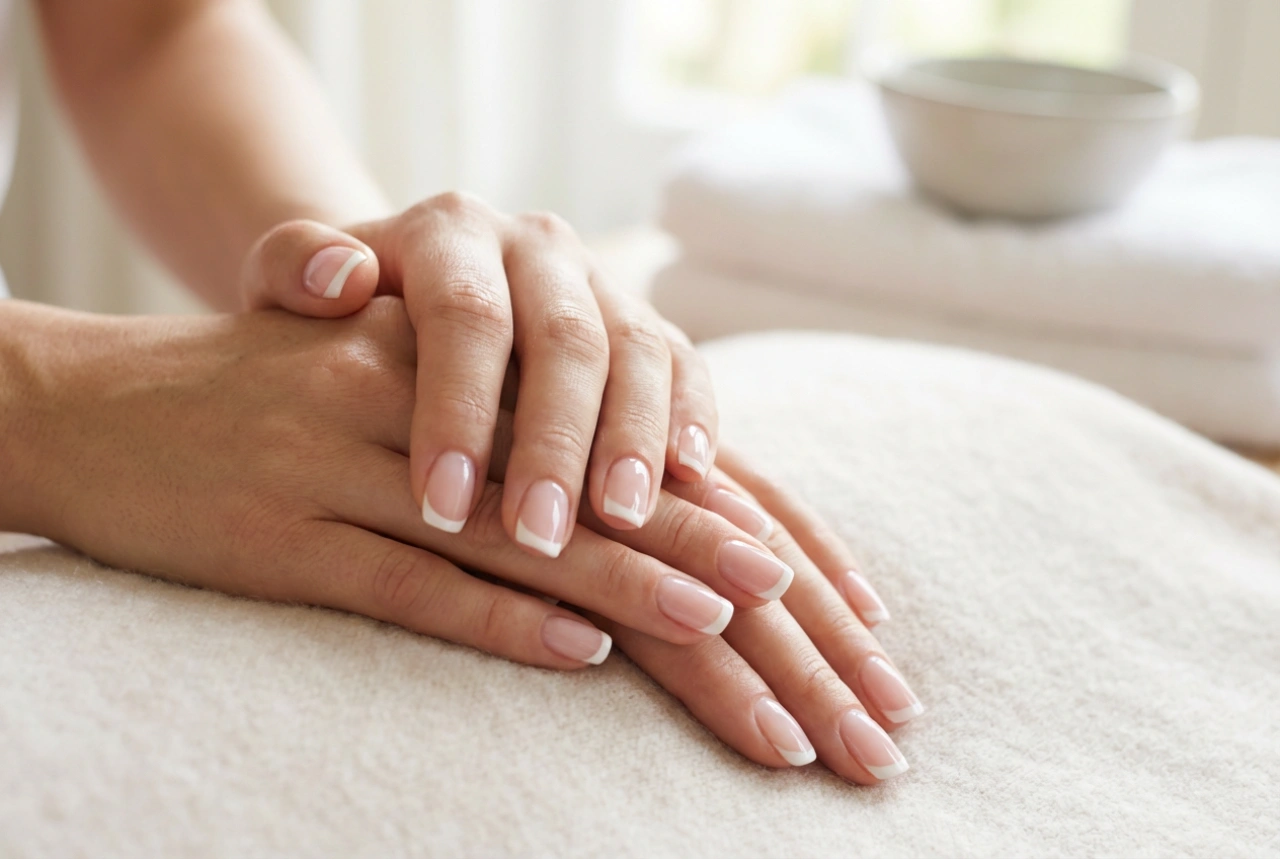 Fransk manicure med gellak: Den perfekte smile-linje trin for trin