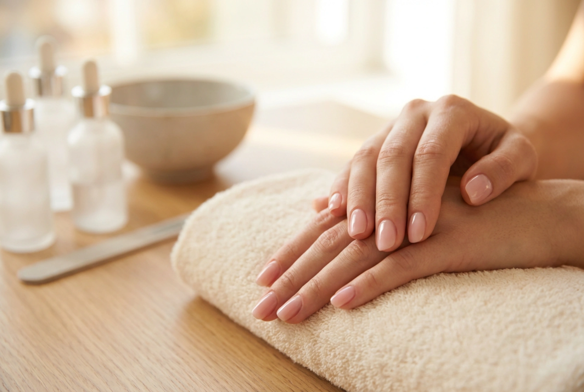 Naturlig hybridmanicure derhjemme: Fra forberedelse af neglepladen til en fin finish