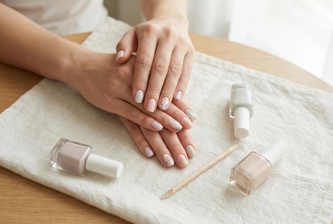 Hybridnegle til foråret: Friske farver, blomsterdetaljer og den perfekte topcoat