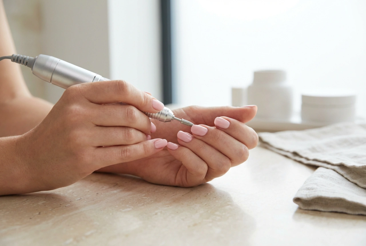 Kraftig neglefræser: sikkert arbejdstempo og rotationskontrol