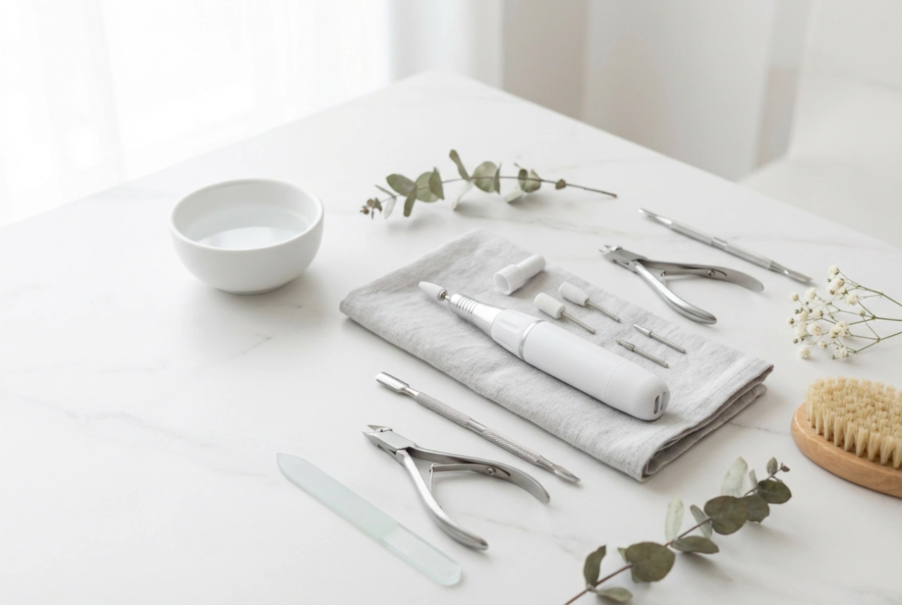 Neglefræsere med støvopsamler: rent arbejde ved manicure og pedicure