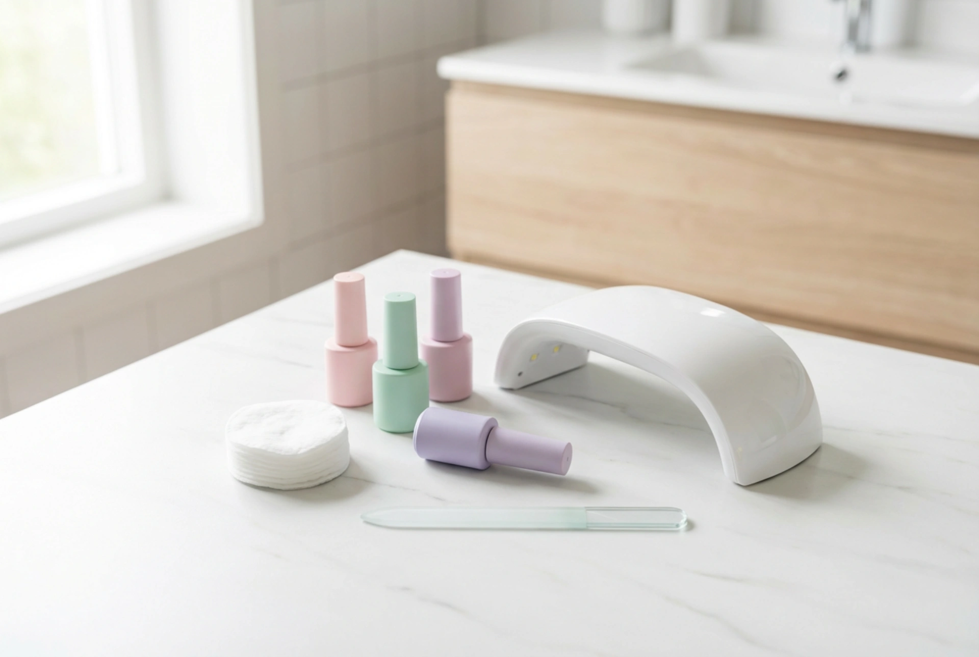 Hybridmanicure trin for trin derhjemme: fra forberedelse til hærdning