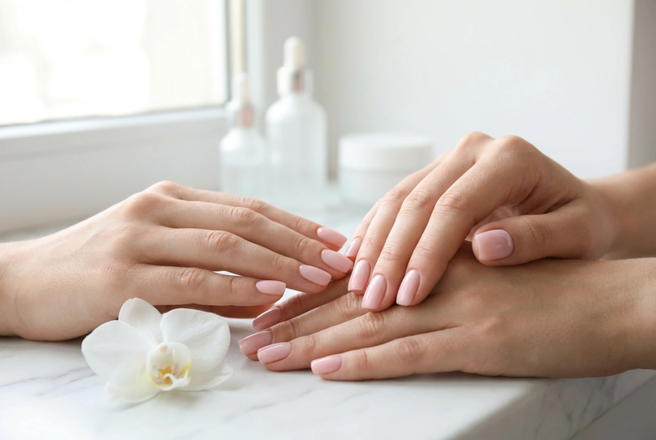 Delikat manicure: subtile farver, perfekt negleplade og glans