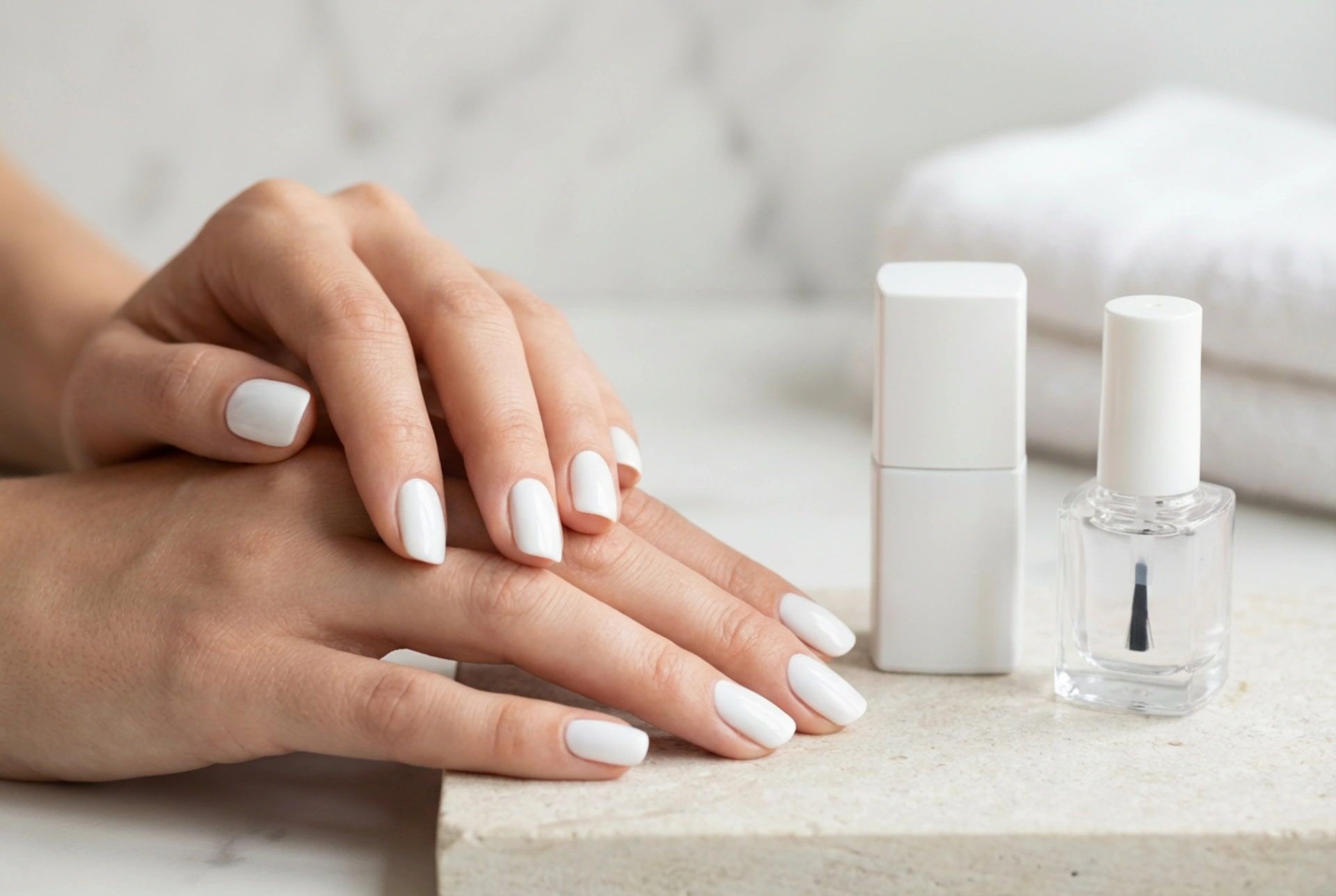 Hvide negle uden striber: tips til påføring, dækning og valg af base coat