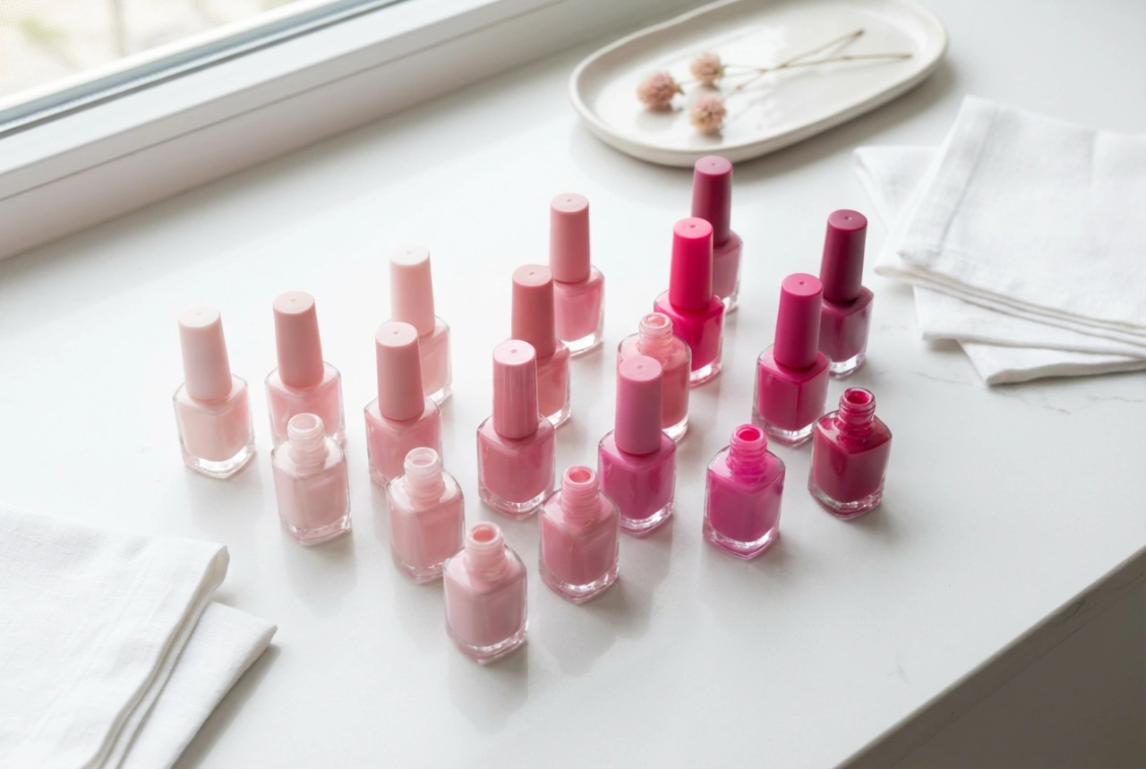 Pink negle i praksis: fra sarte til stærke nuancer