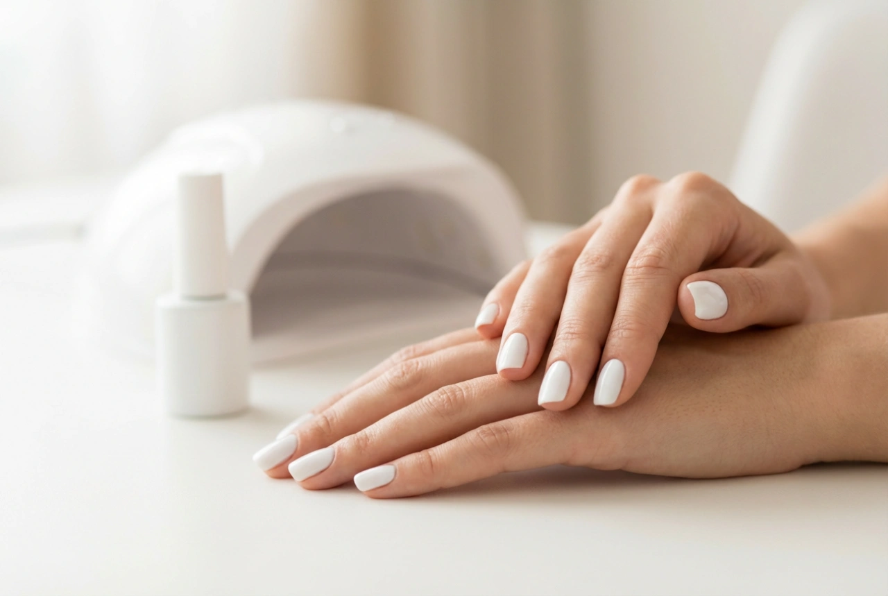 Hvide hybridnegle trin for trin: forberedelse og hærdning