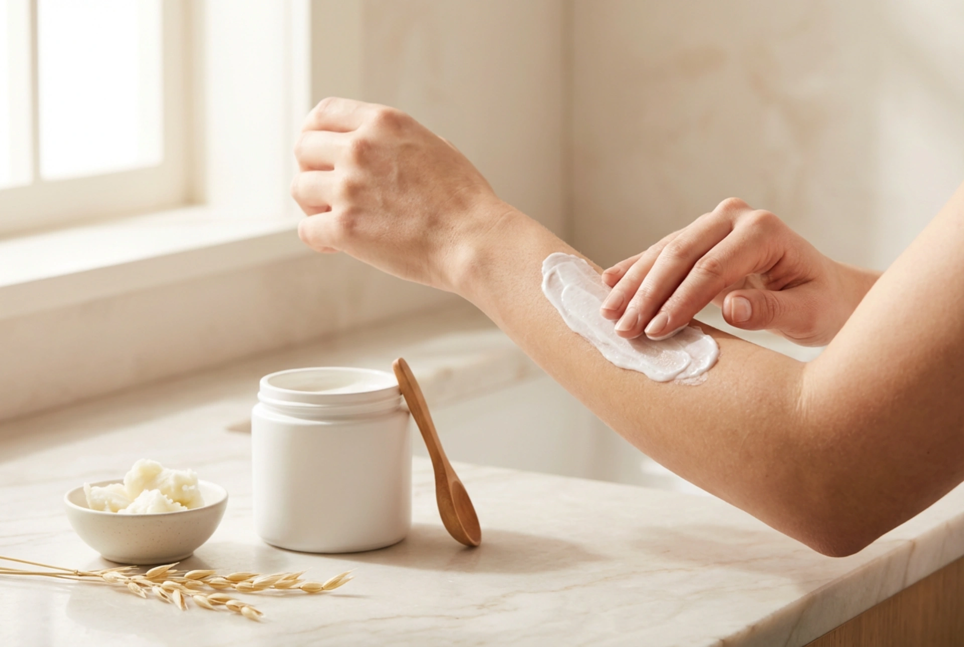 Bodylotion til tør hud: valg af ingredienser og påføring efter badet