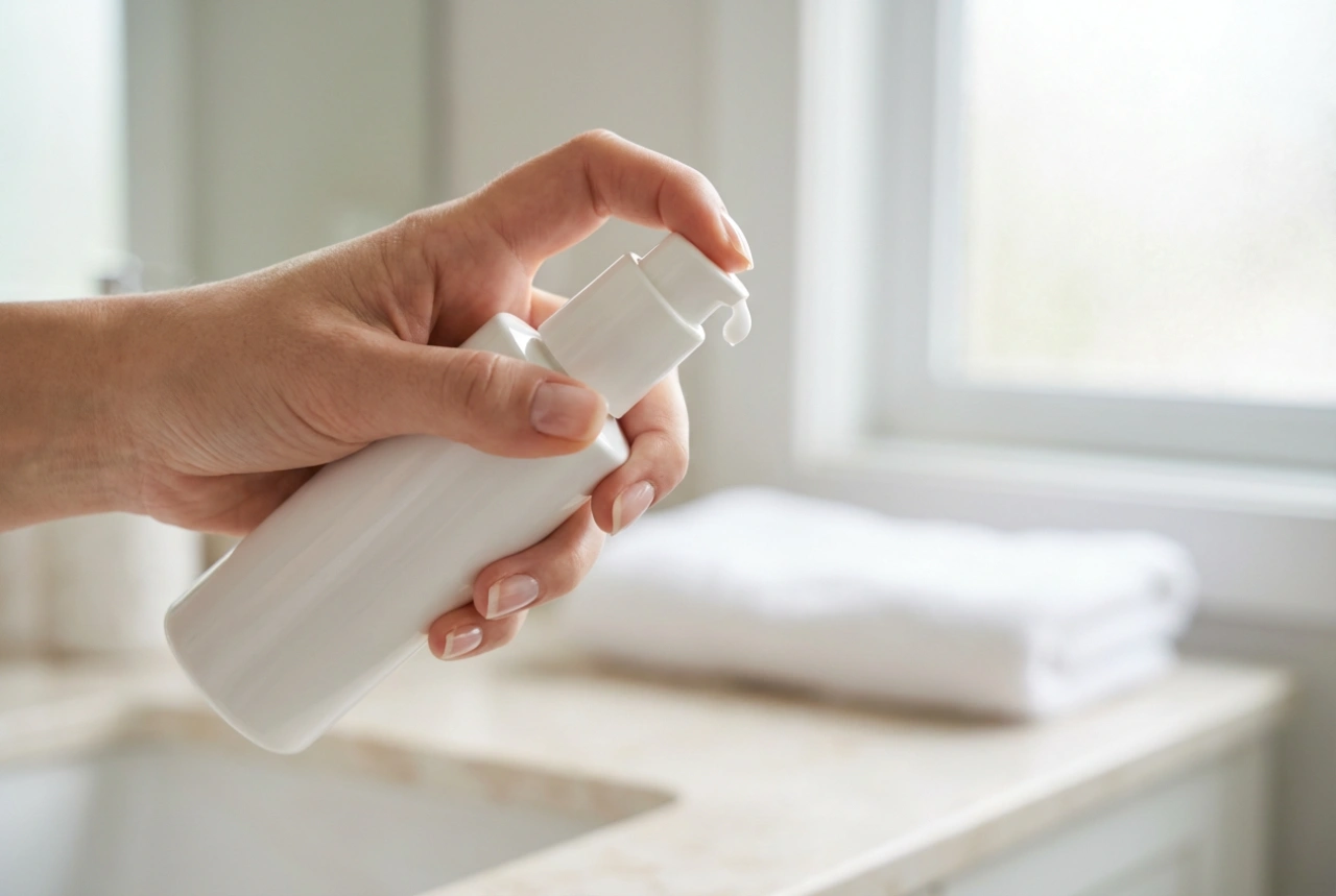 Fugtgivende bodylotion: påføring efter bad og hyppighed