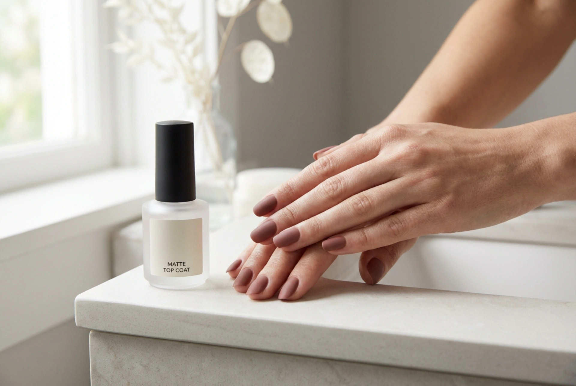 Matte negle uden ridser: mat topcoat, forberedelse og fiksering