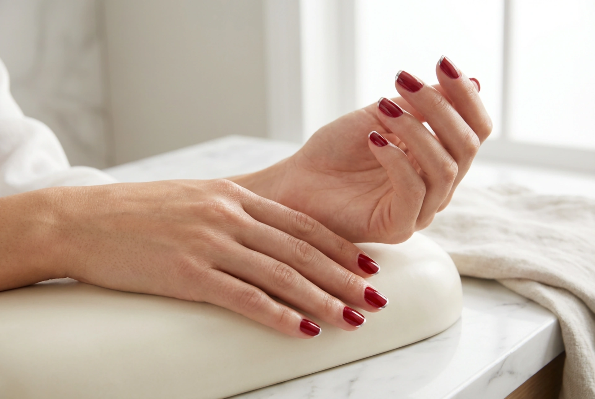 Røde og sølv negle: Harmoniske kombinationer og enkle dekorationer