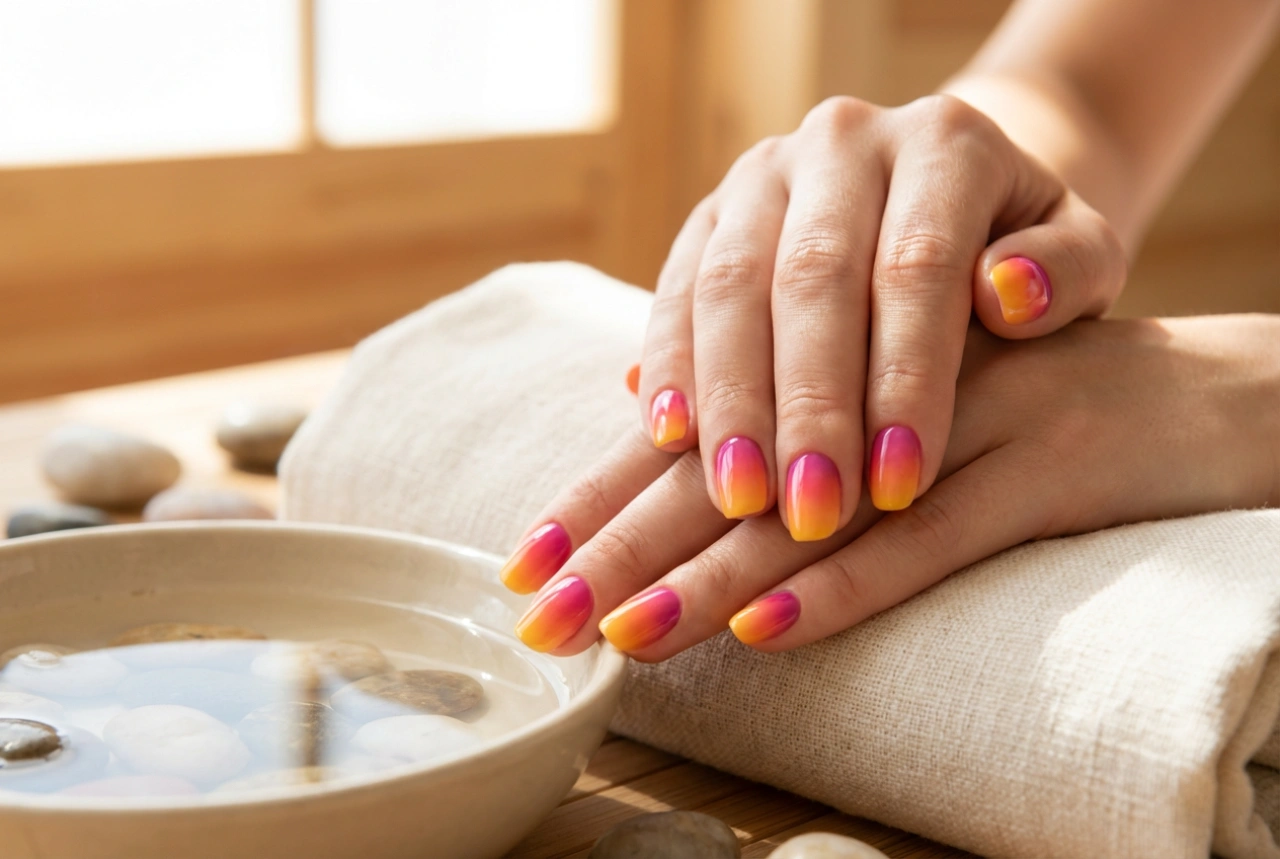 Sommerens Manicure: Holdbare og Intense Ombre Negle