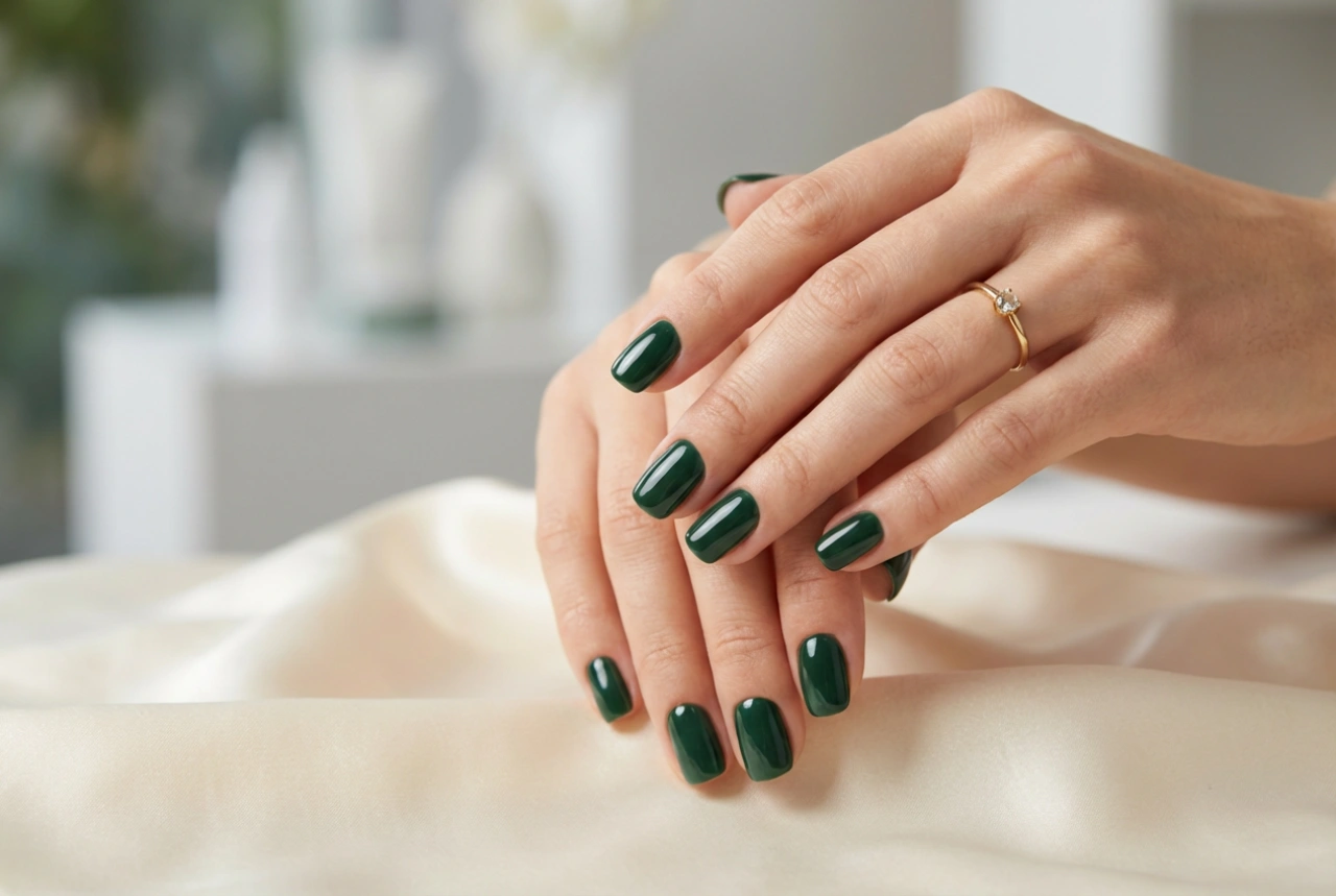 Grøn gellak i elegant styling: Valg af nuance og påføring