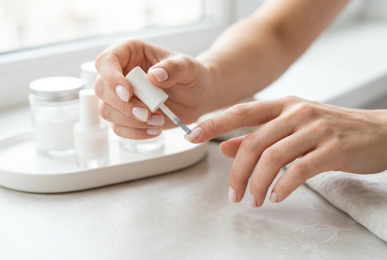 Mælkeagtig base til manicure: subtil farveudjævning og påføringsprincipper
