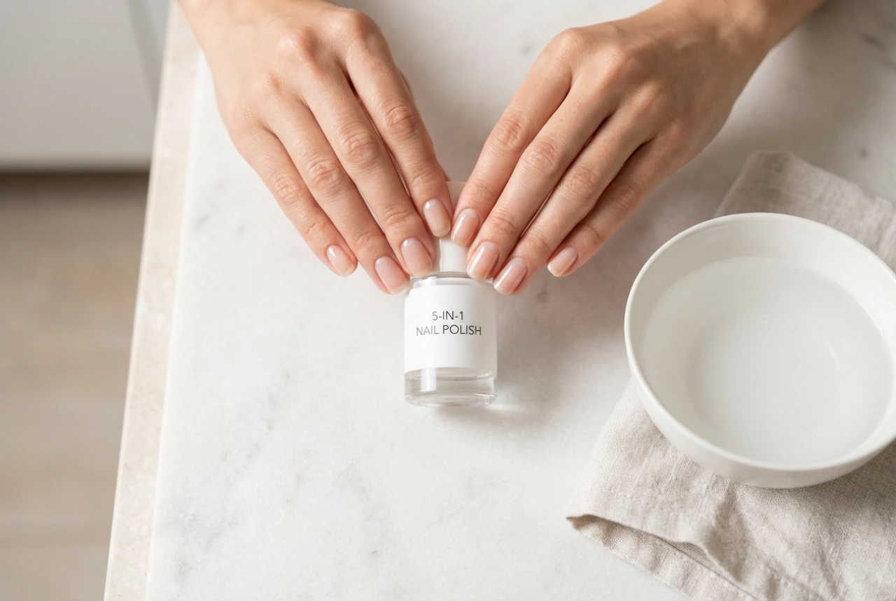 5-i-1 neglelak: hurtig manicure i få trin og de mest almindelige fejl