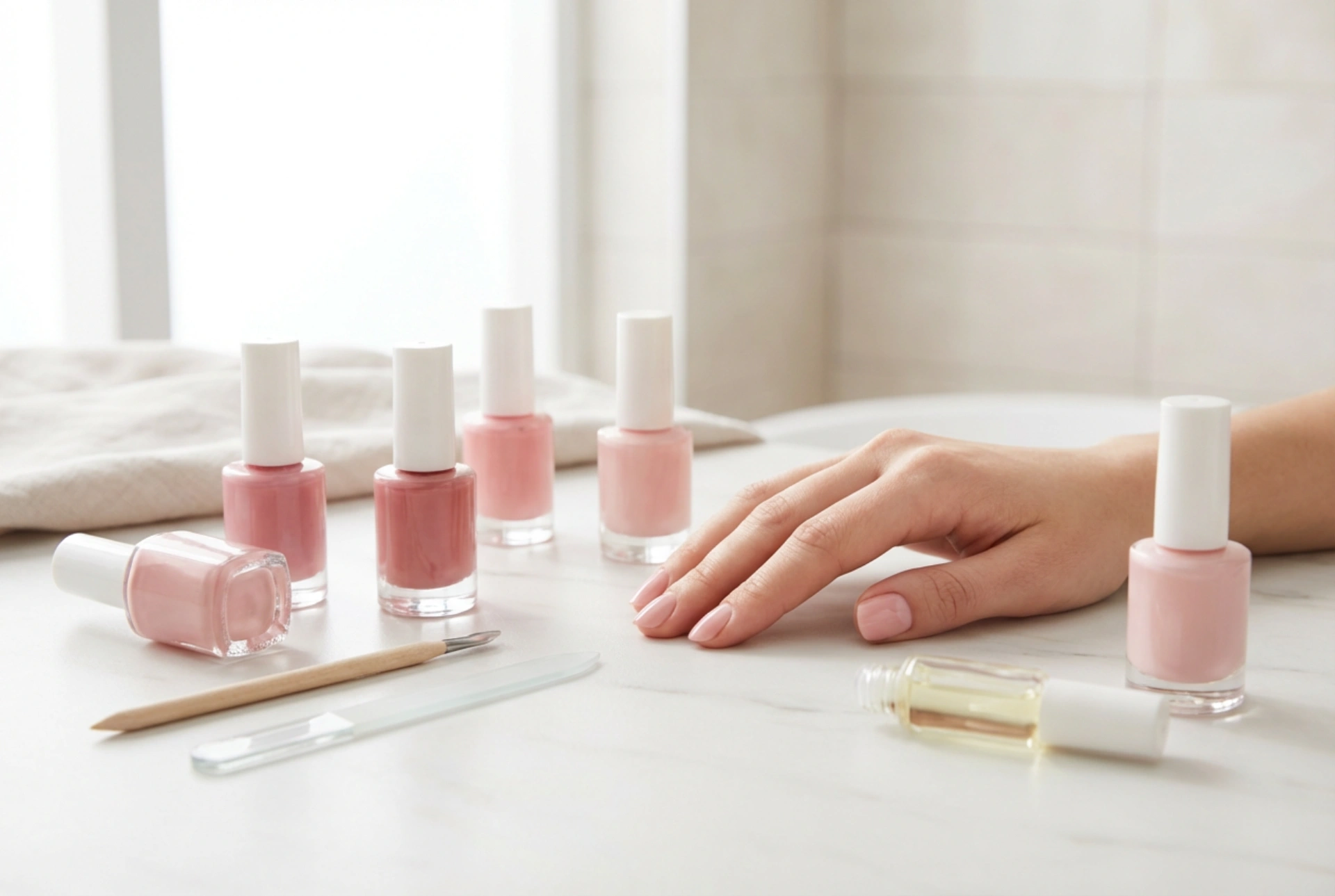 Den Lyserøde Manicure i Praksis: Nuancer, Forberedelse og Påføring