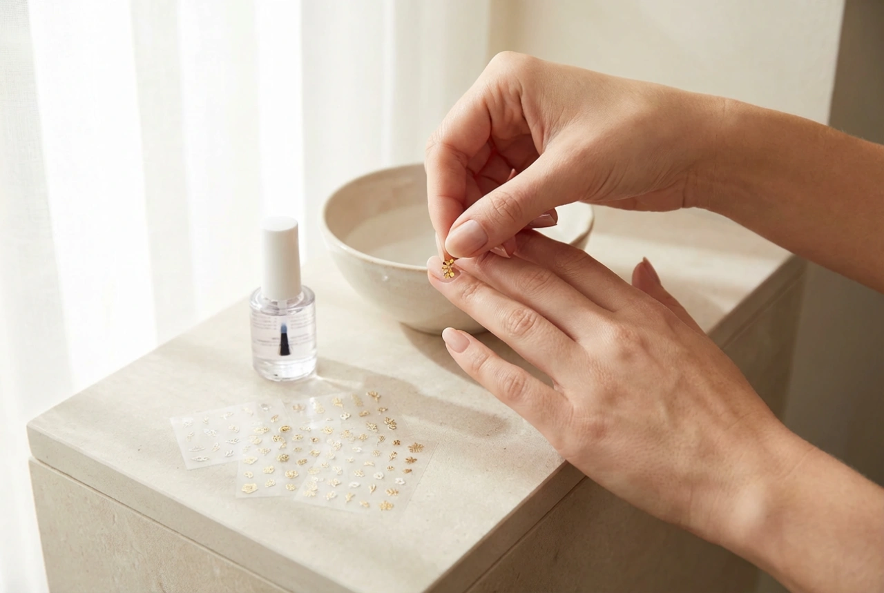 Negleklistermærker til gellak: Typer, påføring og forsegling med topcoat