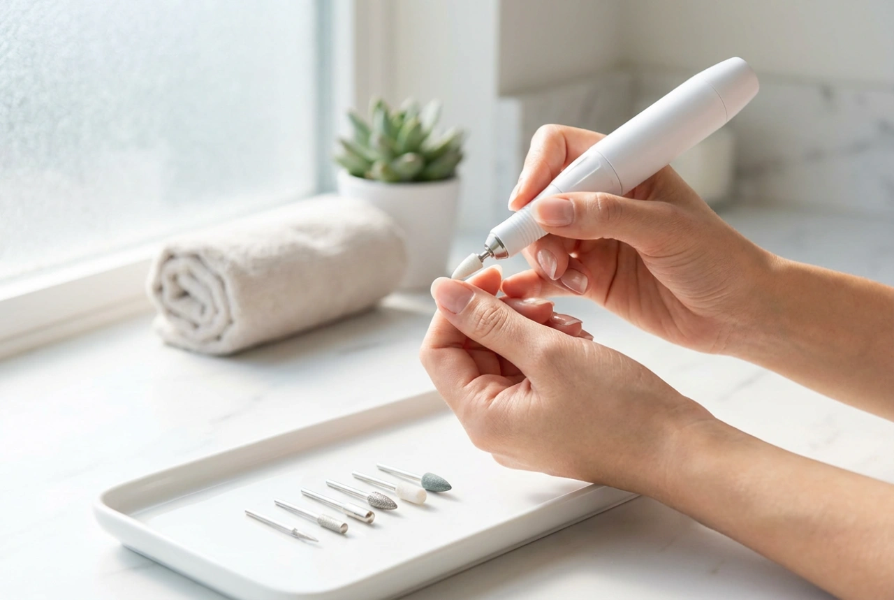 Neglefræser til neglebånd: Sikker brug, valg af bits og almindelige fejl