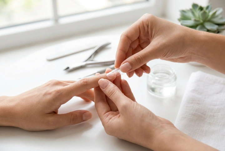 Øvre negleforme: Sådan vælger du den rigtige størrelse, trykker fast og former