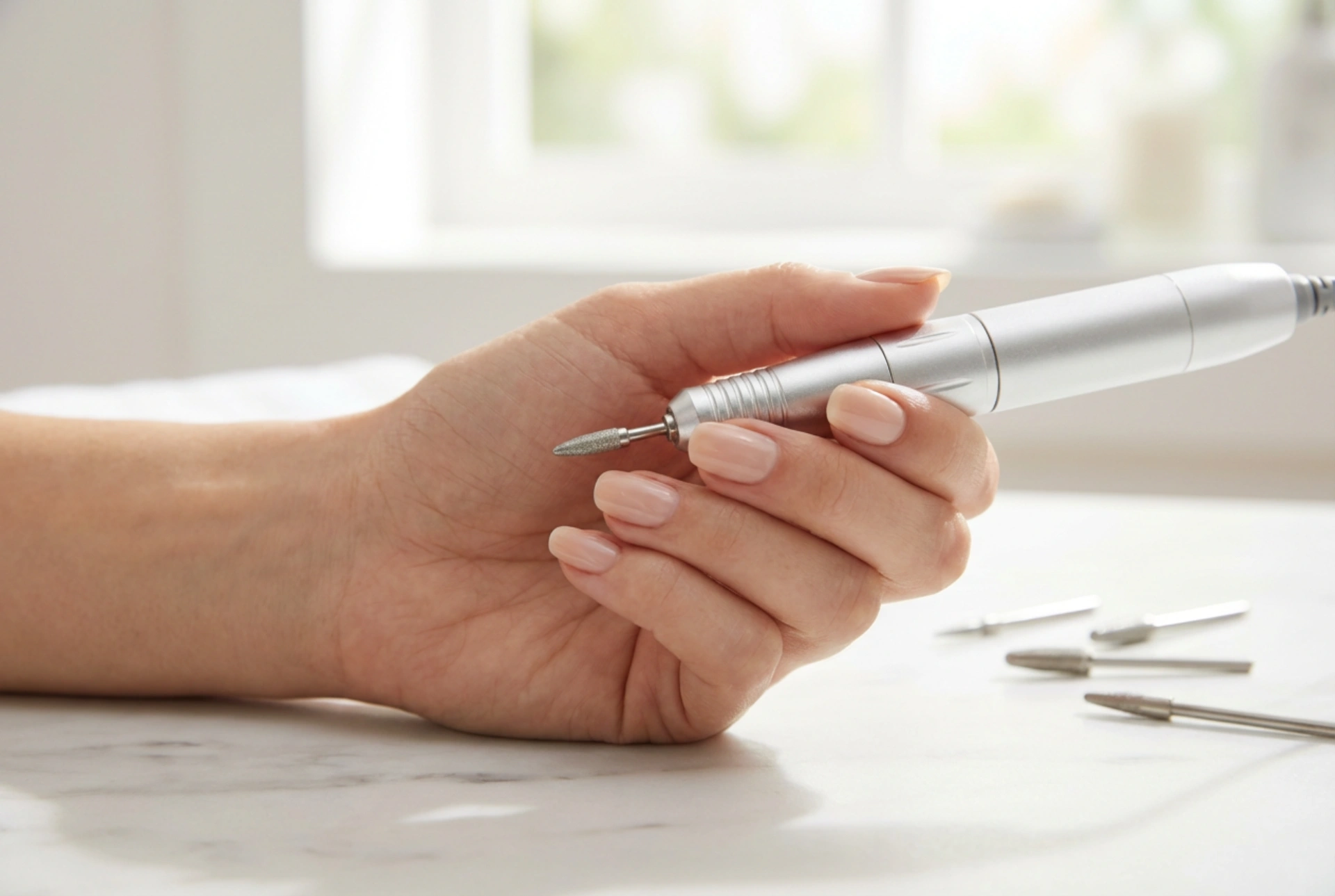 Neglefræser til neglebånd og negle: sikker brug, bits og bearbejdningsteknik