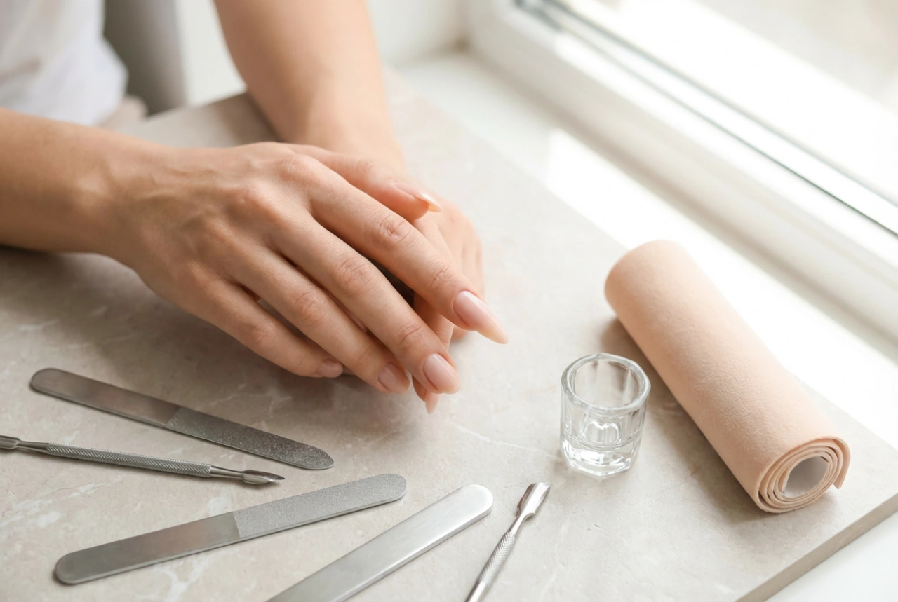 Negleforlængelse på en form trin for trin: forberedelse, opbygning, filing