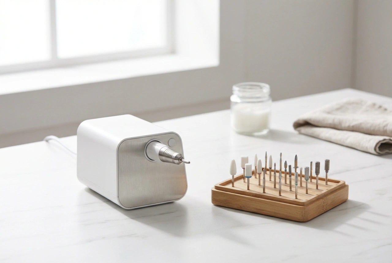 Kraftig neglefræser: parametre, typer af bits og sikker brug