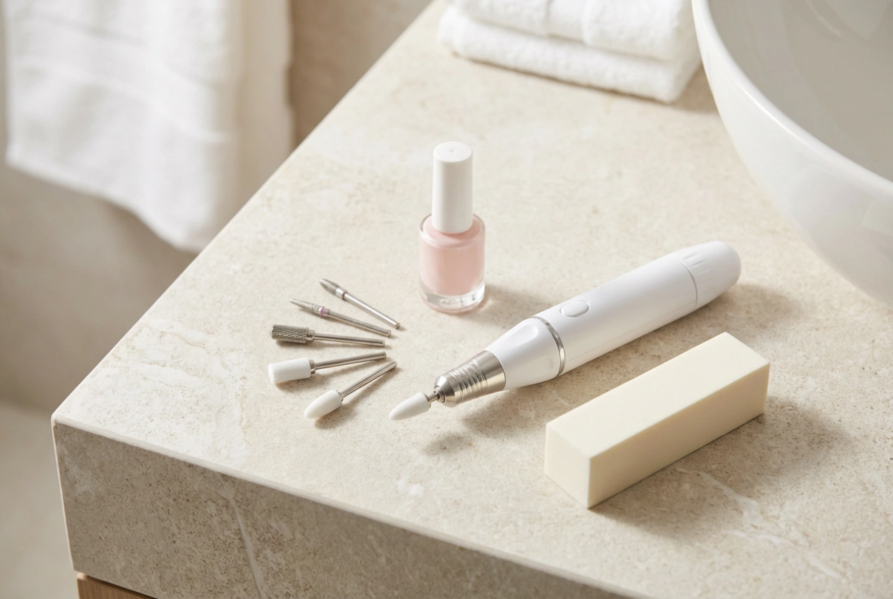 Manicure med neglefræser: startsæt og de første behandlinger derhjemme