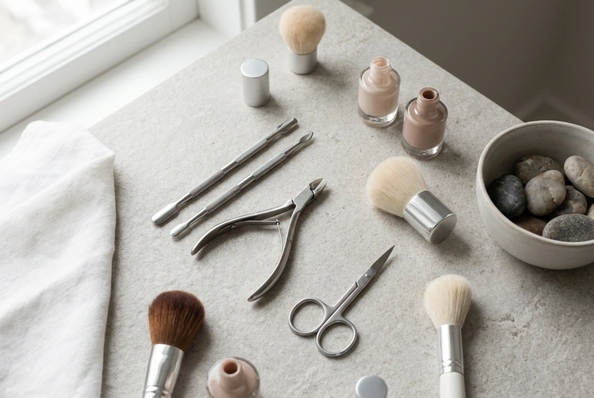 Professionelt manicure- og pedicuresæt: hvad skal det indeholde