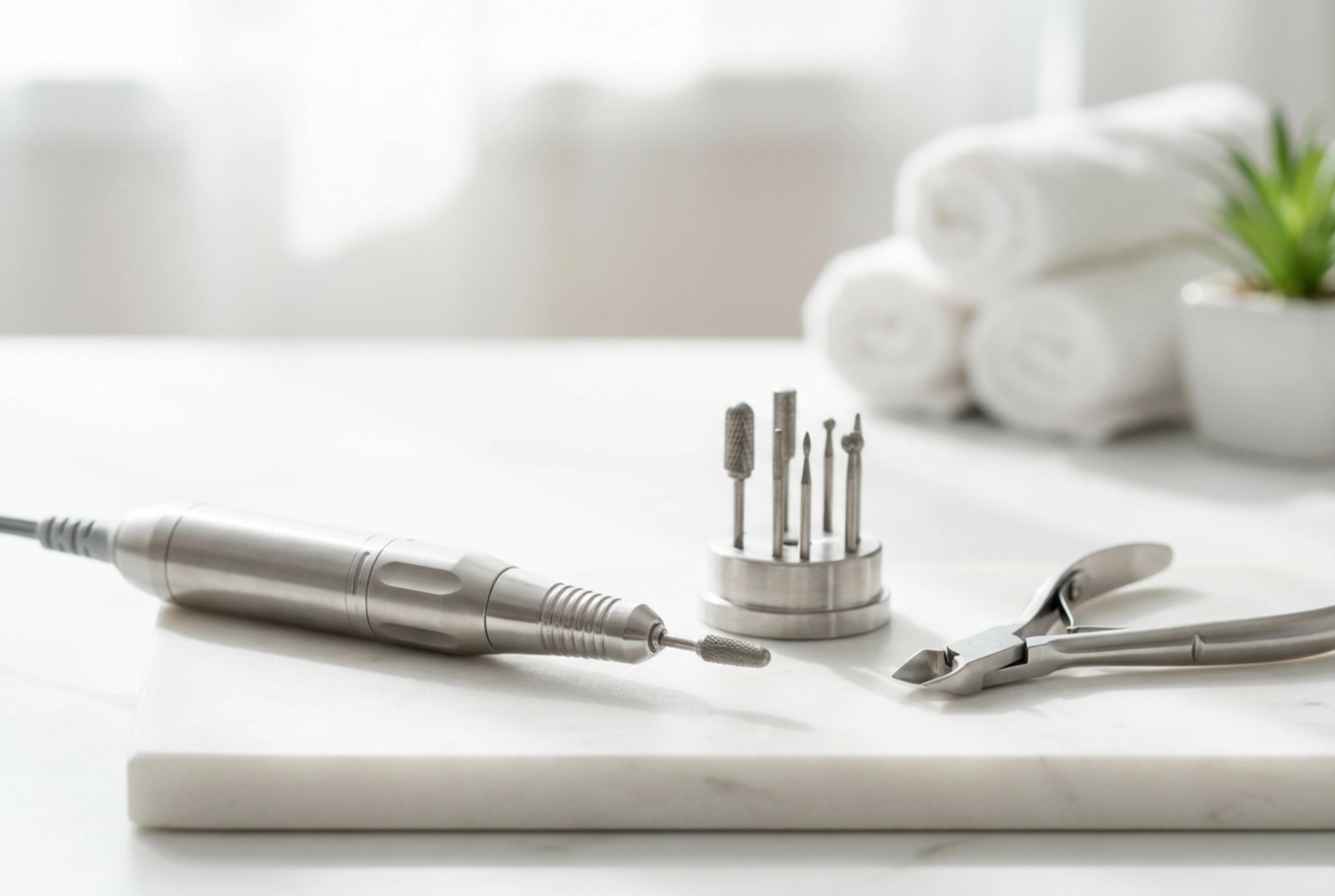 Pedicurefræser: Arbejdsergonomi, hastigheder og valg af bits