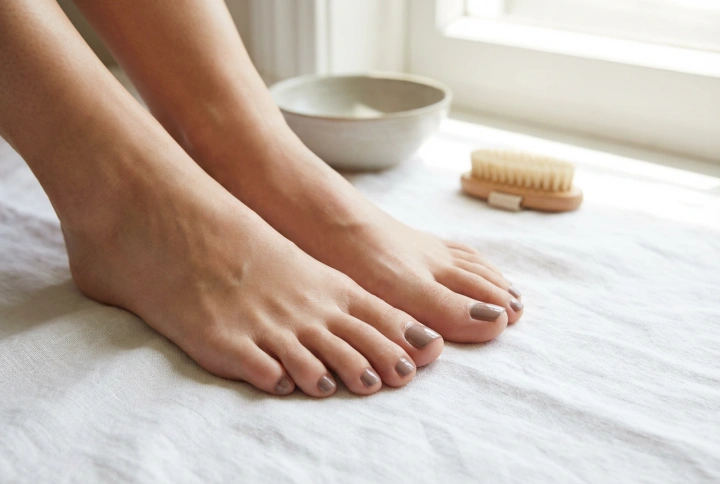 Gellak på tånegle: Forberedelse, påføring og pleje