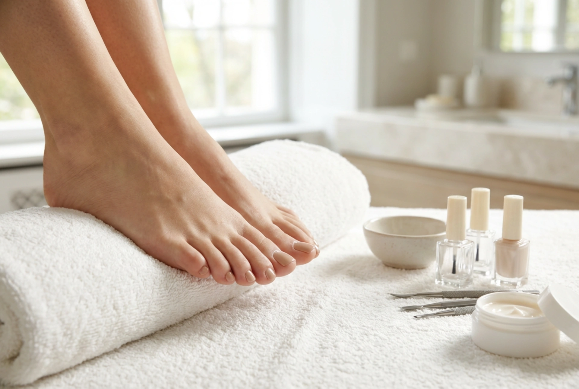 Pedicure med hybridlak trin for trin: Forberedelse, påføring og topcoat