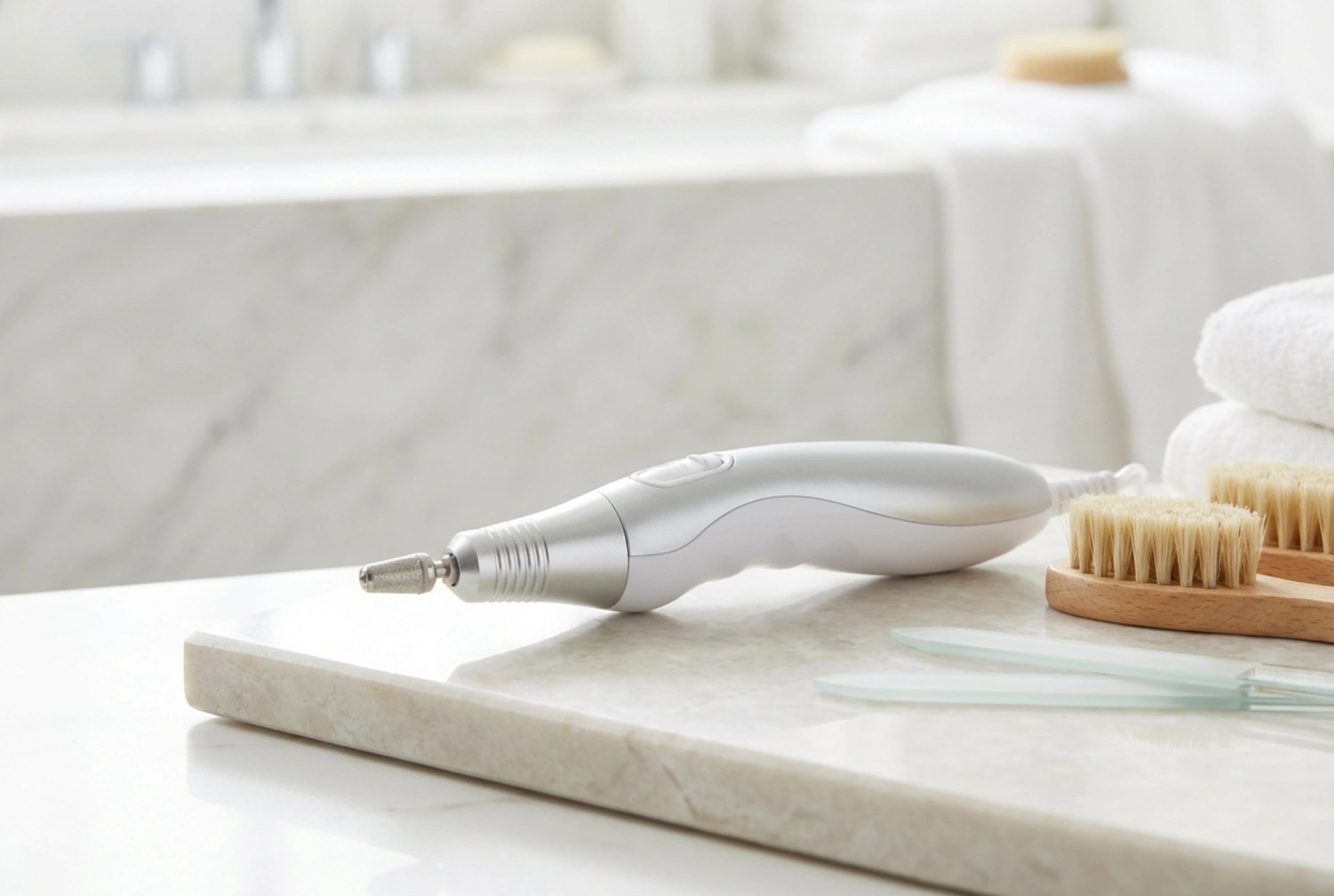 Pedicurefræser: grundlæggende om betjening, hastigheder og vedligeholdelse af enheden