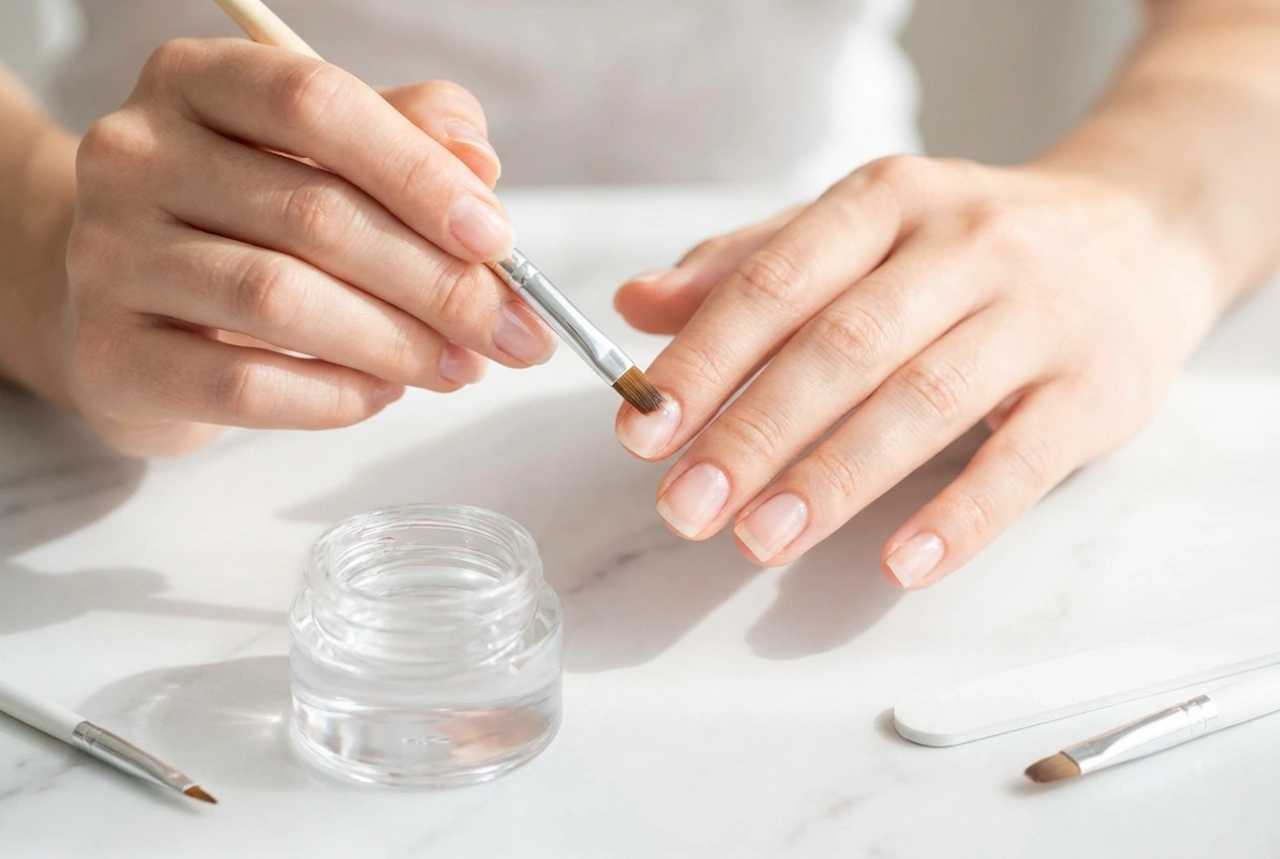 Base coat til gelnegle i praksis: Forberedelse af neglen og påføring