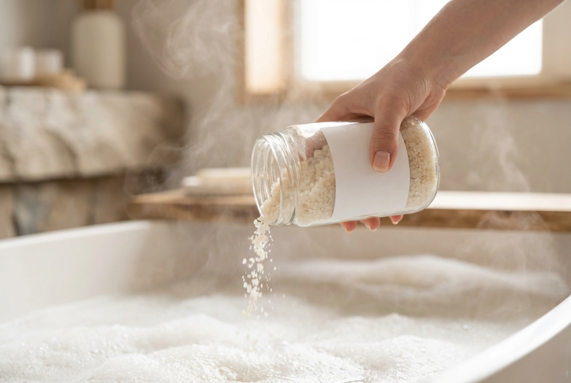 Magnesiumsalt til badet: afslappende hjemme-spa trin for trin