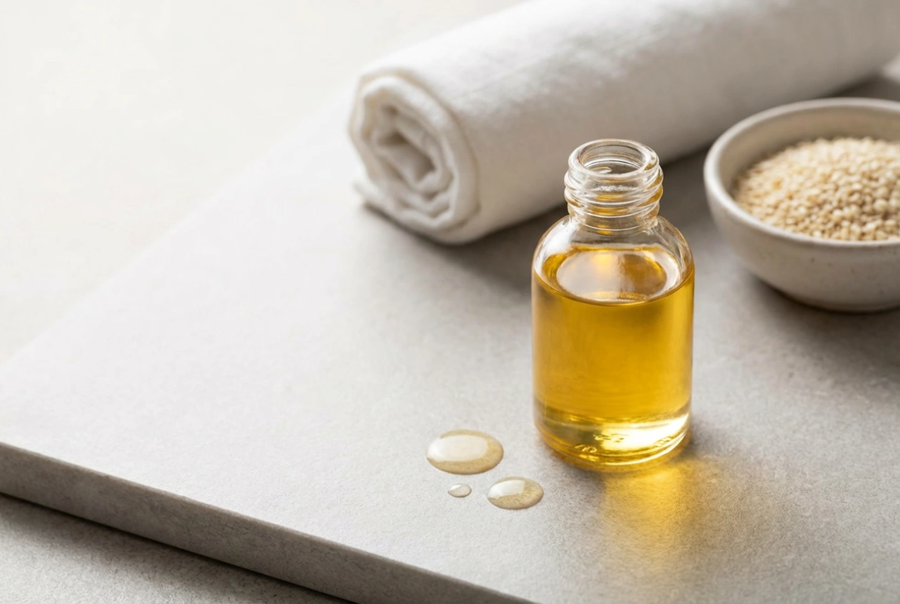 Sesamolie til massage: egenskaber og simpel anvendelse